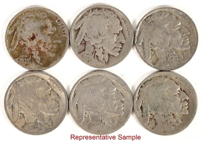 Buffalo Nickels (240) [201046]