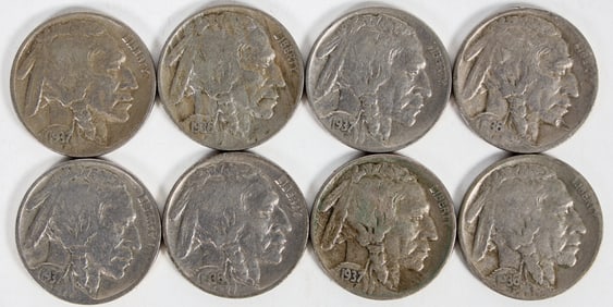 Buffalo Nickels VG-F (360) [201044]