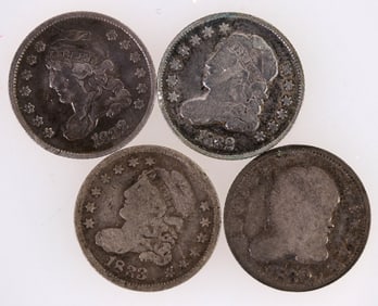 Capped Bust Half Dimes (4) [201330]