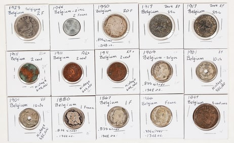 Coins of Belgium (15) [200371]
