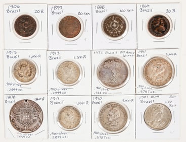 Coins of Brazil (12) [200375]