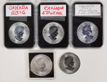 Canada Silver Coins (5 oz.) [201829]
