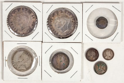 Canadian Silver Coins [201593]