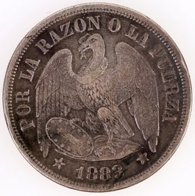 Republic of Chile 1883 One Peso [201525]