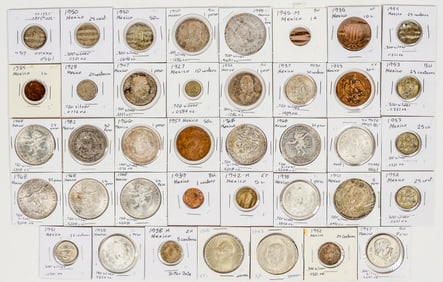 Coins of Mexico 1927-1982 (39) [200671]