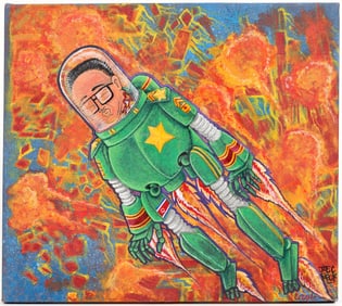 Rocket Man - Acrylic on Canvas [202134]
