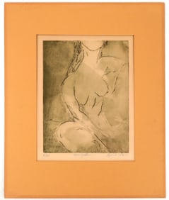Stein, Leona Original Art Print, "Molly Bloom"  (Joyce, "Ulysses") [196512]