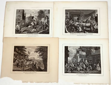 Hogarth's "Humours of Election" Prints (4) [187182]