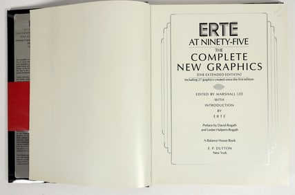 'Erte at Ninety-Five' Artbook, 1987 [201311]