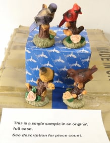 Porcelain Birds, Sets of 4, 18 Sets [196146]