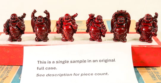 Resin Buddha Sets of 6, 25 [196233]