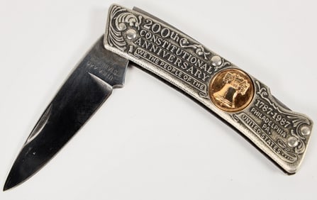 Utica Folder Knife 200th Constitutional Anniversary 1787-1987  [200995]