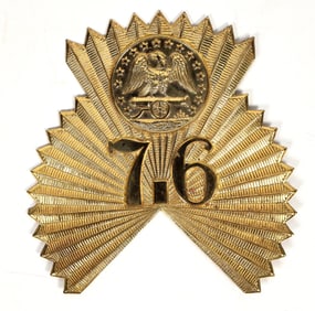 Mexican-American Shako Hat Badge  [201018]