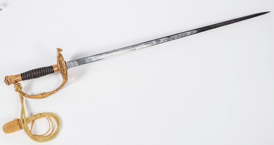 Civil War Officer's Sword with Scabbard 1860s [201000]