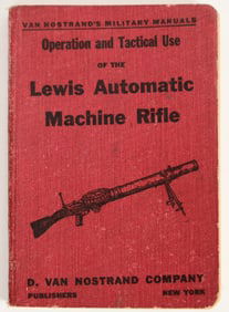 Lewis Automatic Machine Rifle Instruction Booklet, World War One [202152]