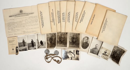 WWI Field Maps Personal Soldier Memorabilia [183898]