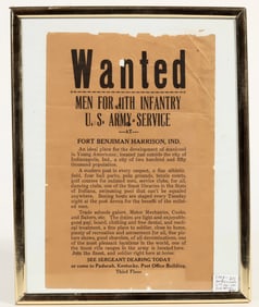 Pre-WW2 U.S. Army Recruitment Broadside [200582]