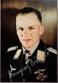 AUTOGRAPH  GERMAN ACE BATCHER SIGNED PHOTO [185016]