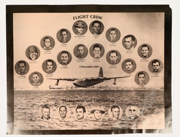 Printed Poster of the H-4 Hercules and Crew [201110]
