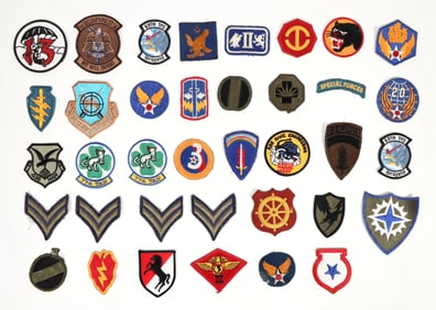 Patches of USMC, USAF and US Army [201246]