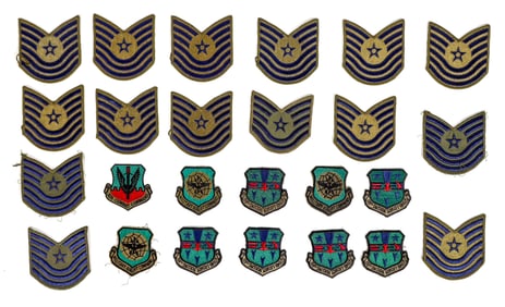 USAF Tactical Command and Master Sergeant Patches.  [201244]