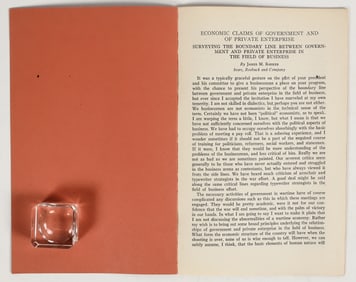 Pamphlet On The line Between Gov't and Business [201393]