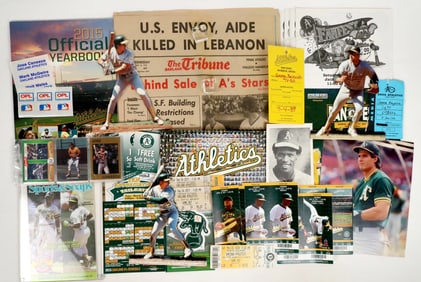 Oakland A's Ephemera Collection [188497]