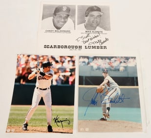 SF Giants Autographed Photos (4) [188558]