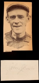 HOF Baseball-John Evers Autograph Cut [182087]