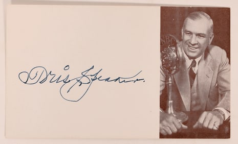 HOF-Tris Speaker Autograph Cut [182241]