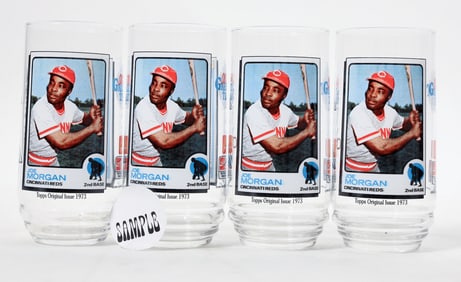 Baseball Collectible Glasses, Joe Morgan  (1985, Topps) [188829]