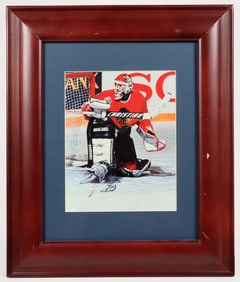 Cleveland Blackhawks Goalie Autographed Photo [201164]