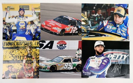 Nascar Driver Signed Photos (6) [188562]