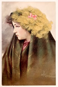 Real Human Hair Postcards [186541]