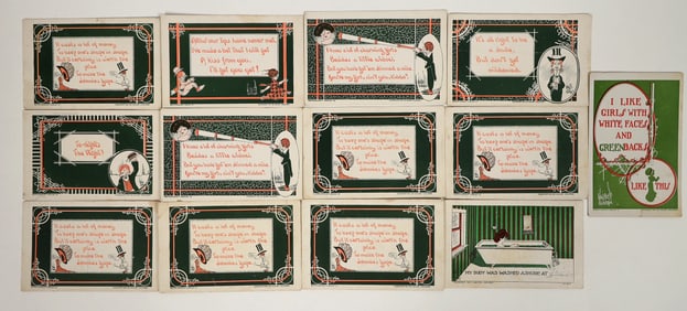 Walter Wellman Postcard Group (13) [197590]