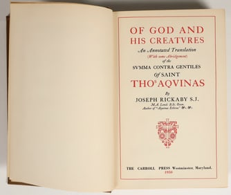 Thomas Aquinas, 1950 Translation [198594]