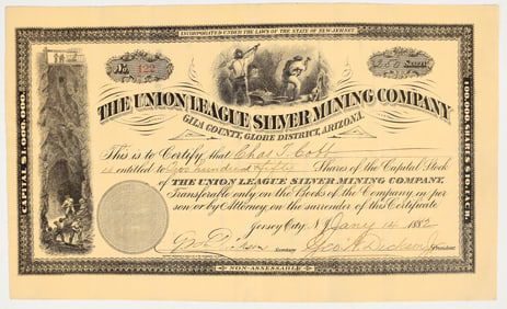 The Union League Silver Mining Co. Stock [201209]