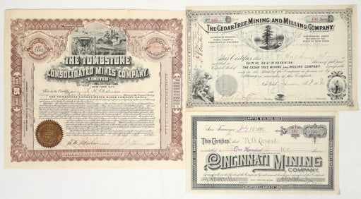 Tombstone Arizona Mining Stocks [204943]