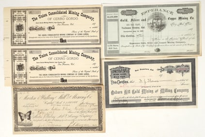 California Mining Camps Stocks [200239]