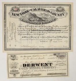 California Mother Lode Mining Stock Pair (Calaveras and Mariposa Counties) [195479]