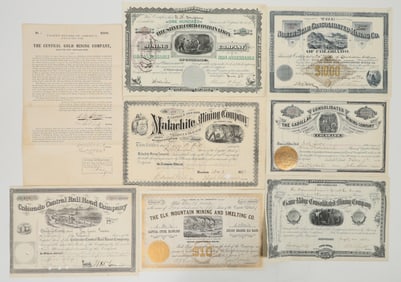 Colorado Mining Stocks and Bond [204937]