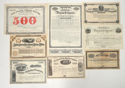 Colorado Mining Stocks and Bonds [204936]