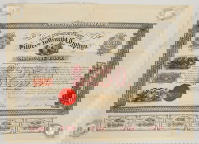 Commonwealth Silver Mining Company Bond, Star City, Nevada, 1866 [205204]