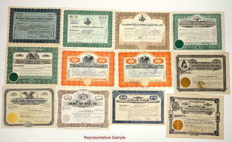 Nevada Mining Stocks Collection Group 1 [200619]