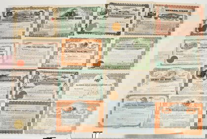 Nevada Mining Stocks Collection Group 2 [200620]