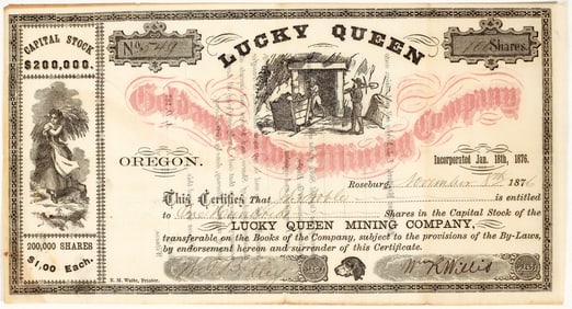Lucky Queen Gold And Silver Mining Co. Stock [200245]