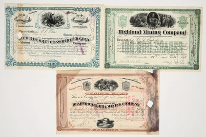 Deadwood Mining Stock Trio [204291]