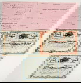 Father De Smet Consolidated Gold Company Stock Trio Plus Receipts [201476]