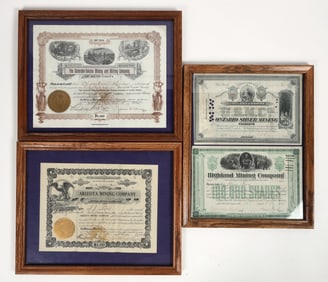 George Hearst/Homestake Mines Stock Group (Bullock, Tevis, Haggin) [203719]