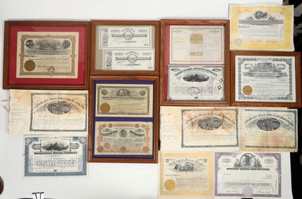 Mining Stock Certificate Group [203717]